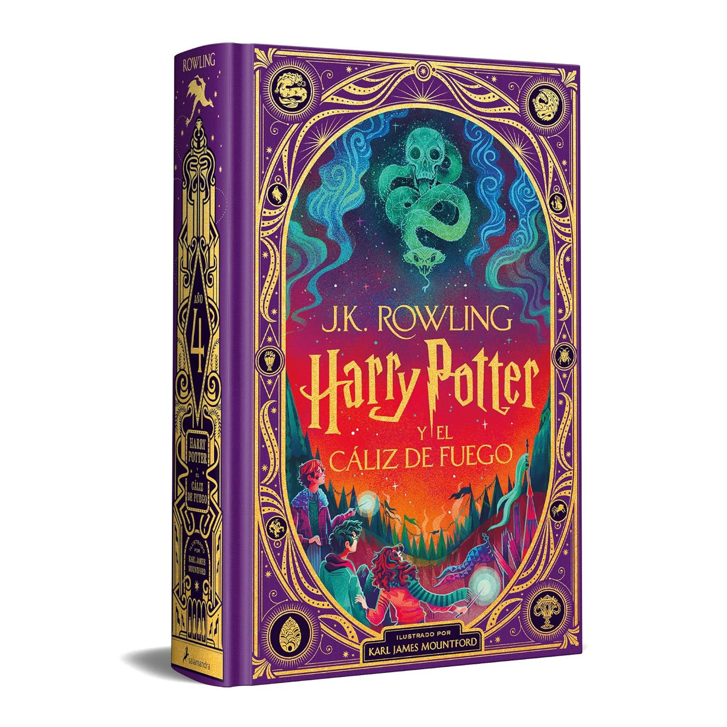 Portada del libro Harry Potter y el cáliz de fuego 2025 edición especial