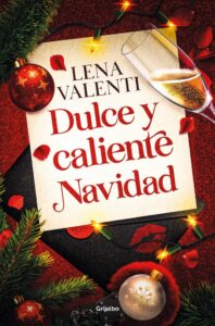Portada del libro Dulce y caliente Navidad, novela romántica navideña