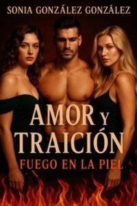 Portada del libro Amor y traición: Fuego en la piel, novela romántica intensa