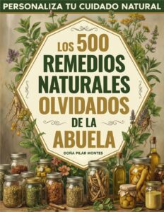 Portada del libro Los 500 Remedios Naturales Olvidados de la Abuela sobre medicina natural y remedios caseros
