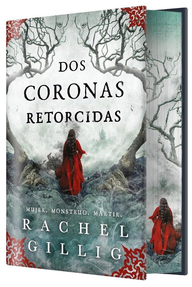 Portada del libro Dos coronas retorcidas, novela de fantasía oscura