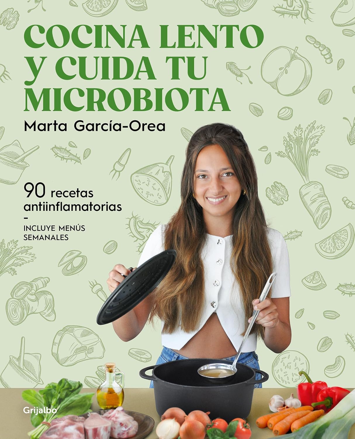 Portada del libro Cocina lento y cuida tu microbiota: guía de cocina saludable e intestinal