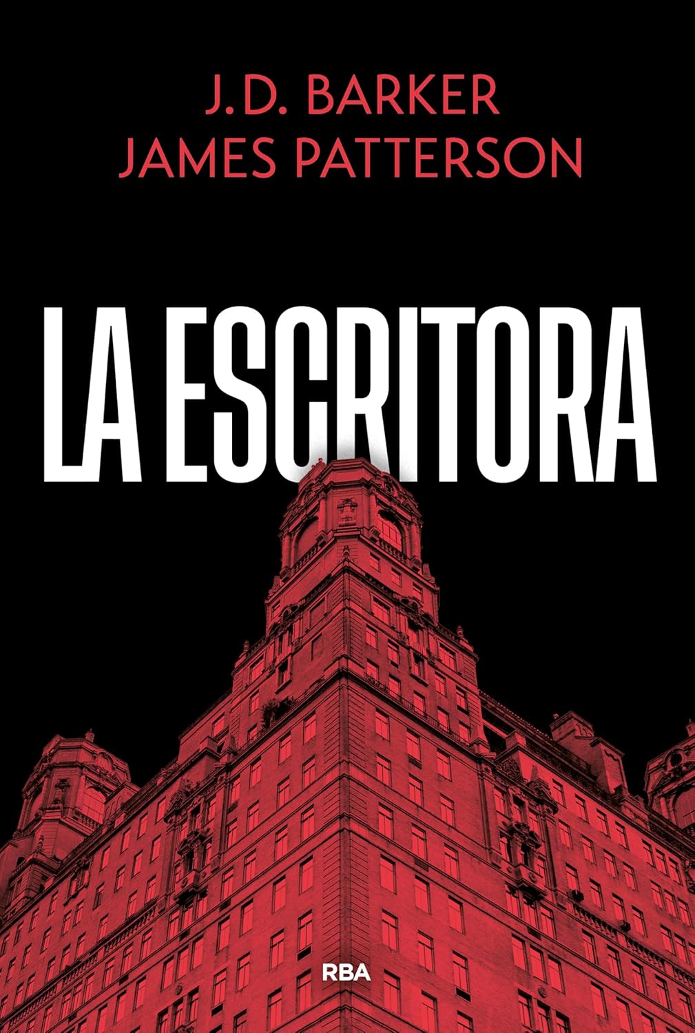 Portada del libro La escritora de James Patterson novela thriller de suspense