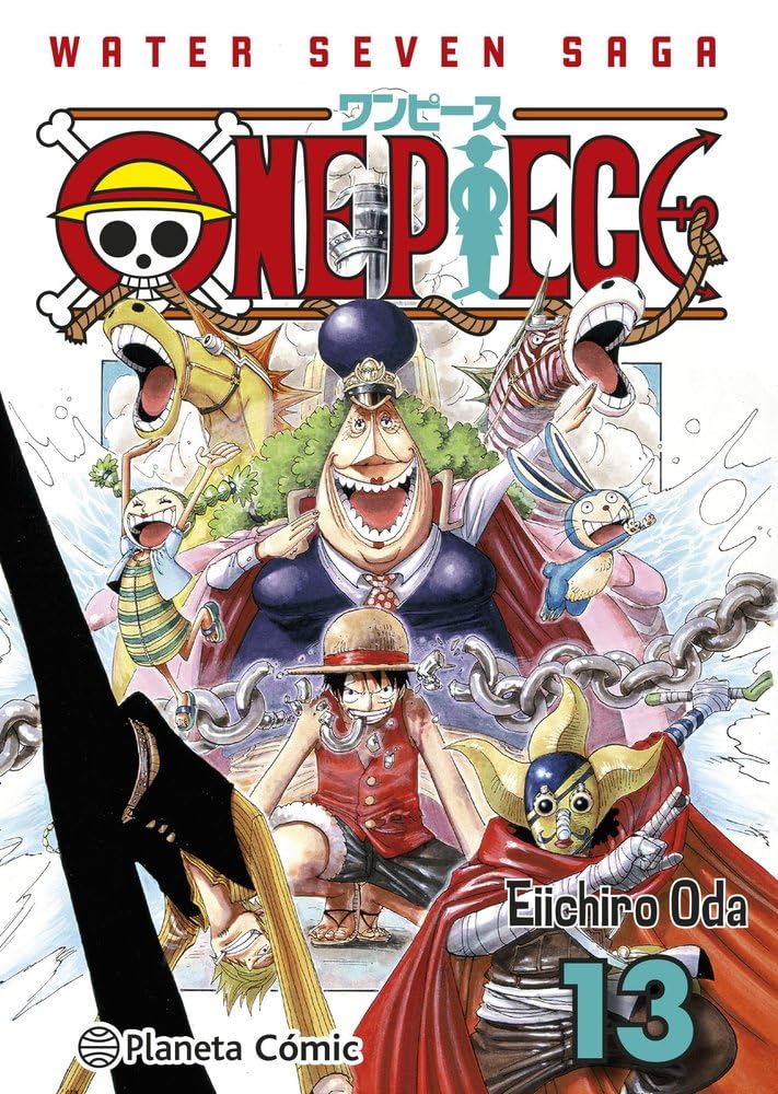 Portada del manga One Piece nº 13 de Eiichiro Oda edición castellano