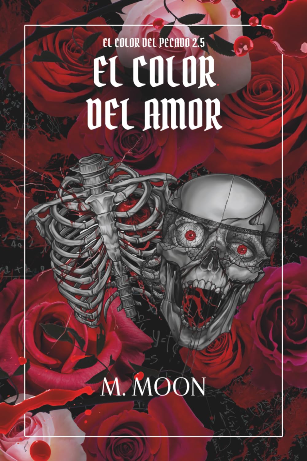 Portada del libro El color del amor de M. Moon novela romántica contemporánea