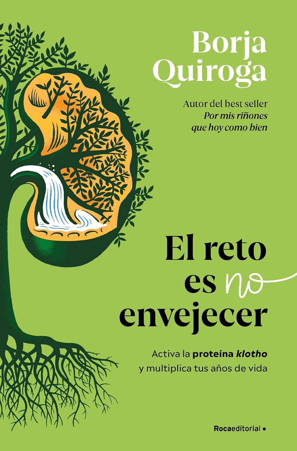 Portada del libro El reto es no envejecer de Borja Quiroga