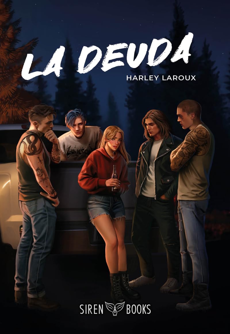 Portada del libro La deuda de Harley Laroux novela de romance oscuro
