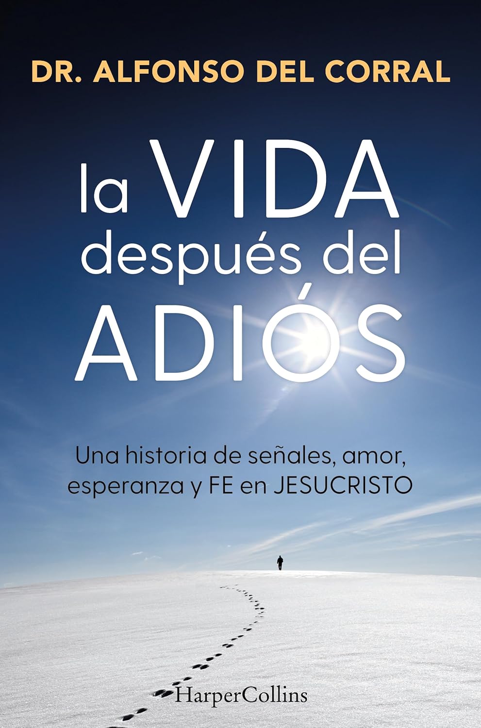 Portada del libro La vida después del adiós del Dr. Alfonso del Corral de Salas sobre duelo y esperanza