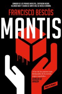 Portada del libro Mantis de Francisco Bescós thriller psicológico de suspense