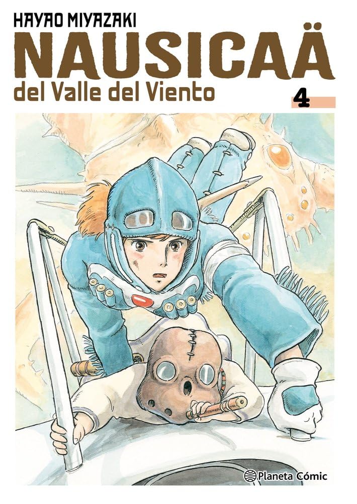 Portada del manga Nausicaä nº 04 de Hayao Miyazaki ciencia ficción japonesa