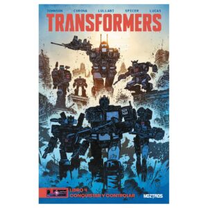 Portada del cómic Transformers 04 Conquistar y controlar de Daniel Warren Johnson
