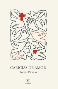 Portada del libro Caricias de amor de Tomás Páramo sobre reflexiones y sentimientos