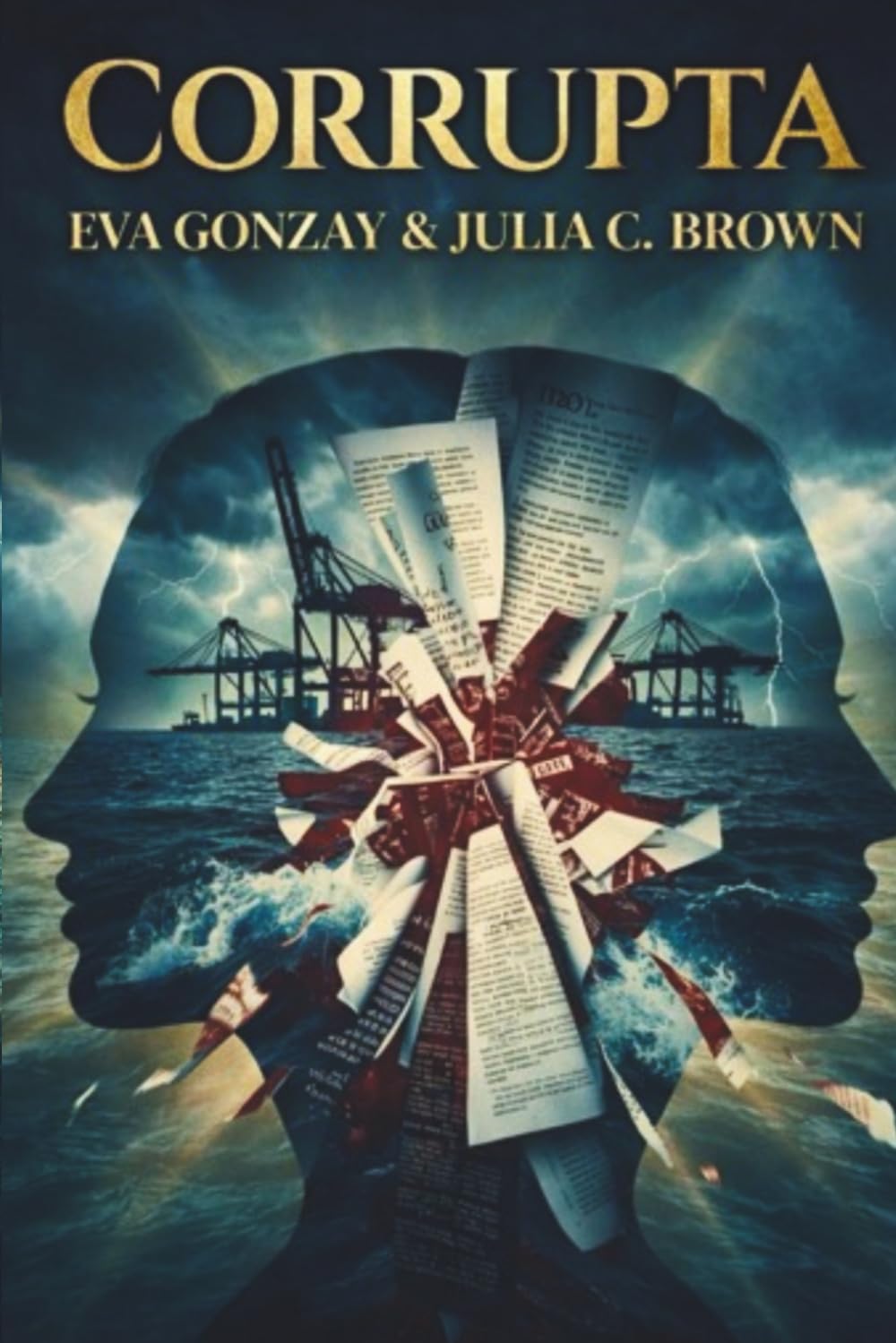 Portada de Corrupta de Eva Gonzay – novela romántica lésbica contemporánea con secretos y pasión