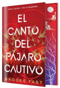 Portada del libro El canto del pájaro cautivo de Brooke Fast novela distópica