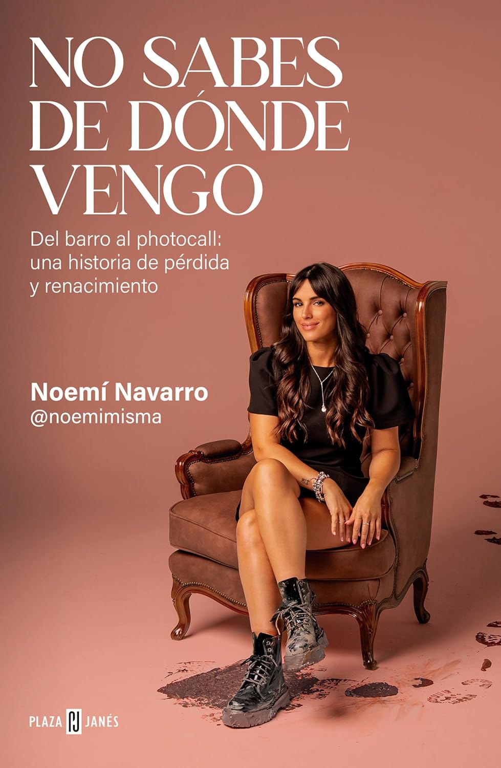 Portada del libro No sabes de dónde vengo de Noemí Navarro historia real de superación