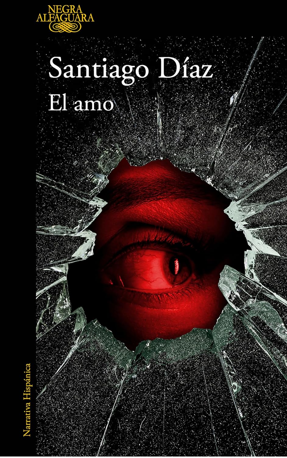 Portada del libro El amo de Santiago Díaz novela negra