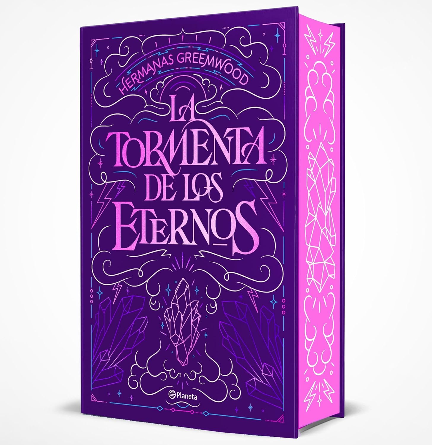 Portada del libro La tormenta de los Eternos de Hermanas Greenwood fantasía épica