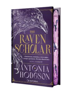 Portada del libro The Raven Scholar de Antonia Hodgson misterio histórico Londres siglo XVIII