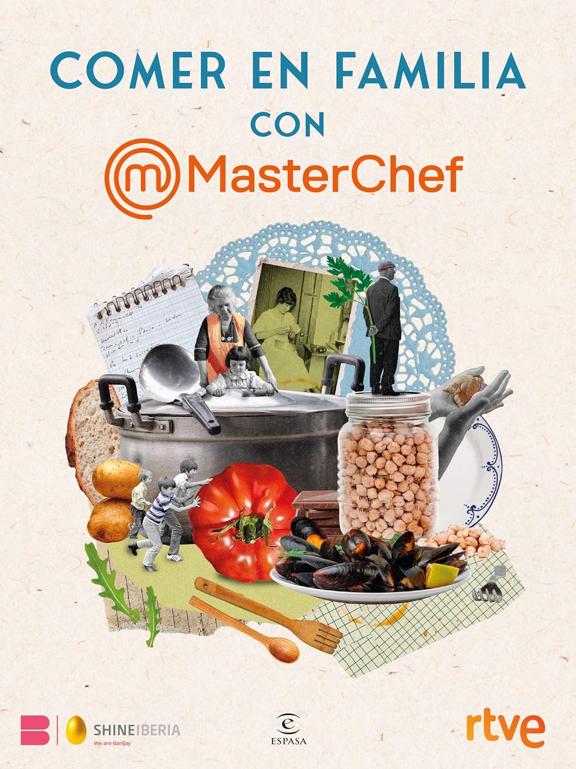 Portada del libro Comer en familia con MasterChef recetas fáciles