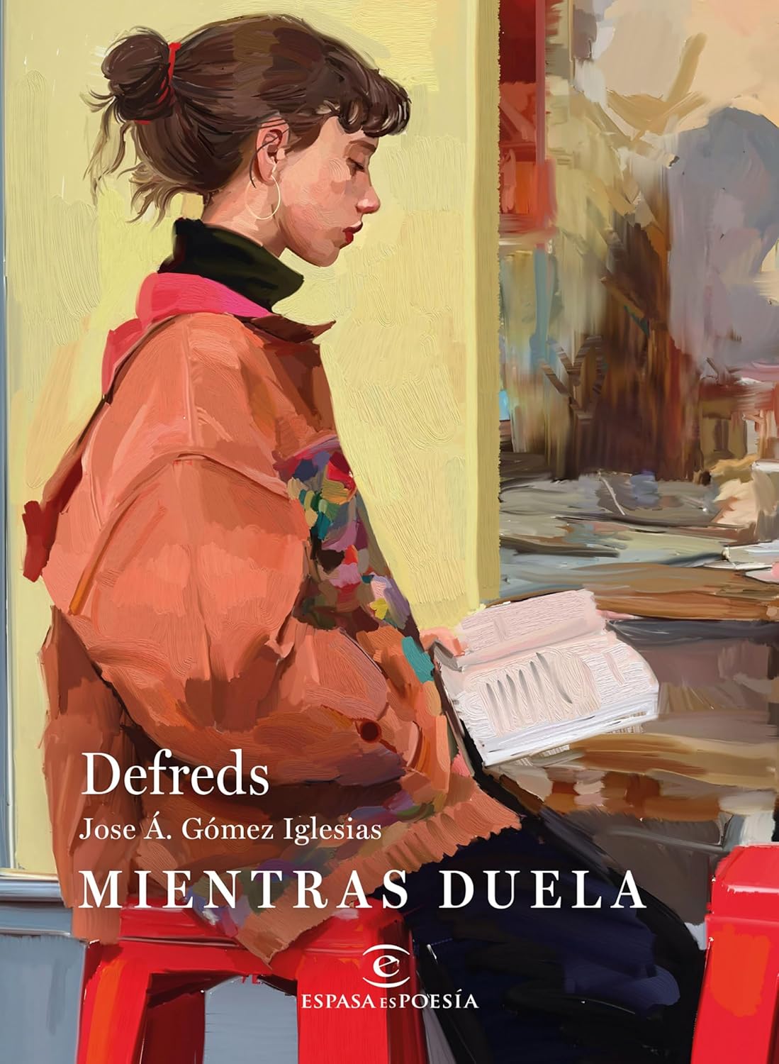Portada del libro Mientras duela de Defreds poesía emocional