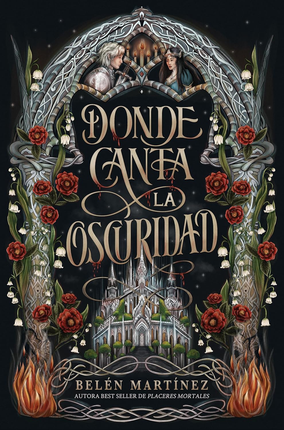 Portada del libro Donde canta la oscuridad de Belén Martínez
