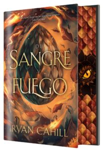 Portada del libro De sangre y fuego de Ryan Cahill