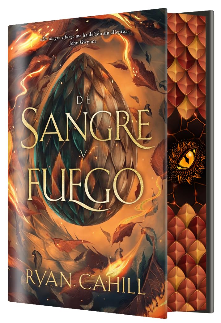 Portada del libro De sangre y fuego de Ryan Cahill