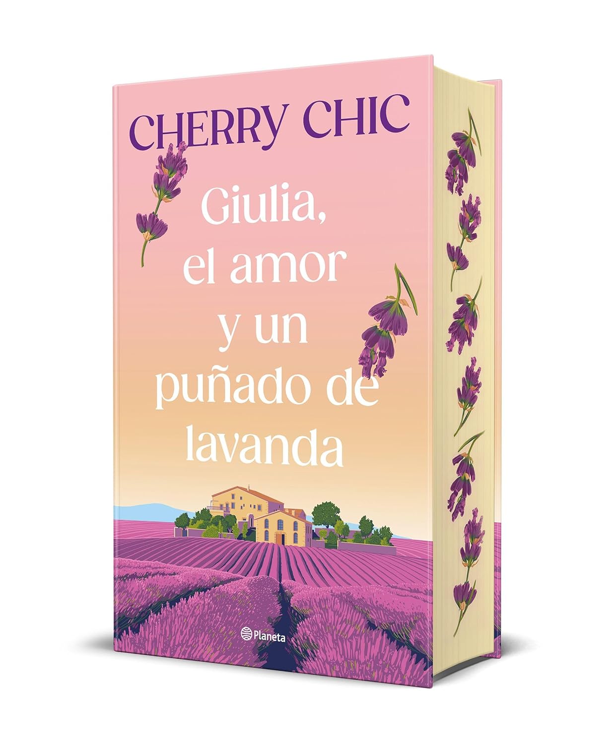 Portada del libro Giulia, el amor y un puñado de lavanda de Cherry Chic, novela romántica contemporánea