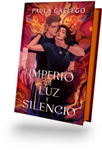 Portada del libro Imperio de luz y silencio de Paula Gallego, novela de fantasía épica y misterio