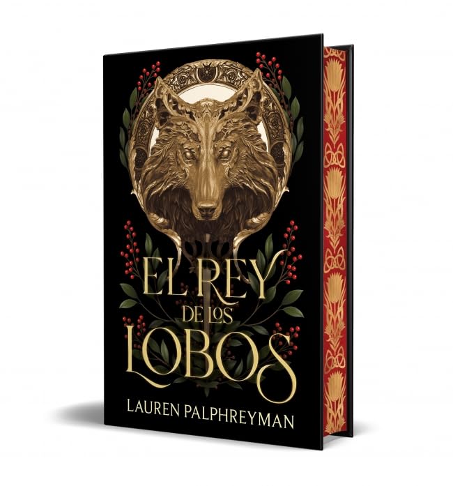 Portada de El rey de los lobos de Lauren Palphreyman, novela de fantasía romántica sobre hombres lobo y amor prohibido.