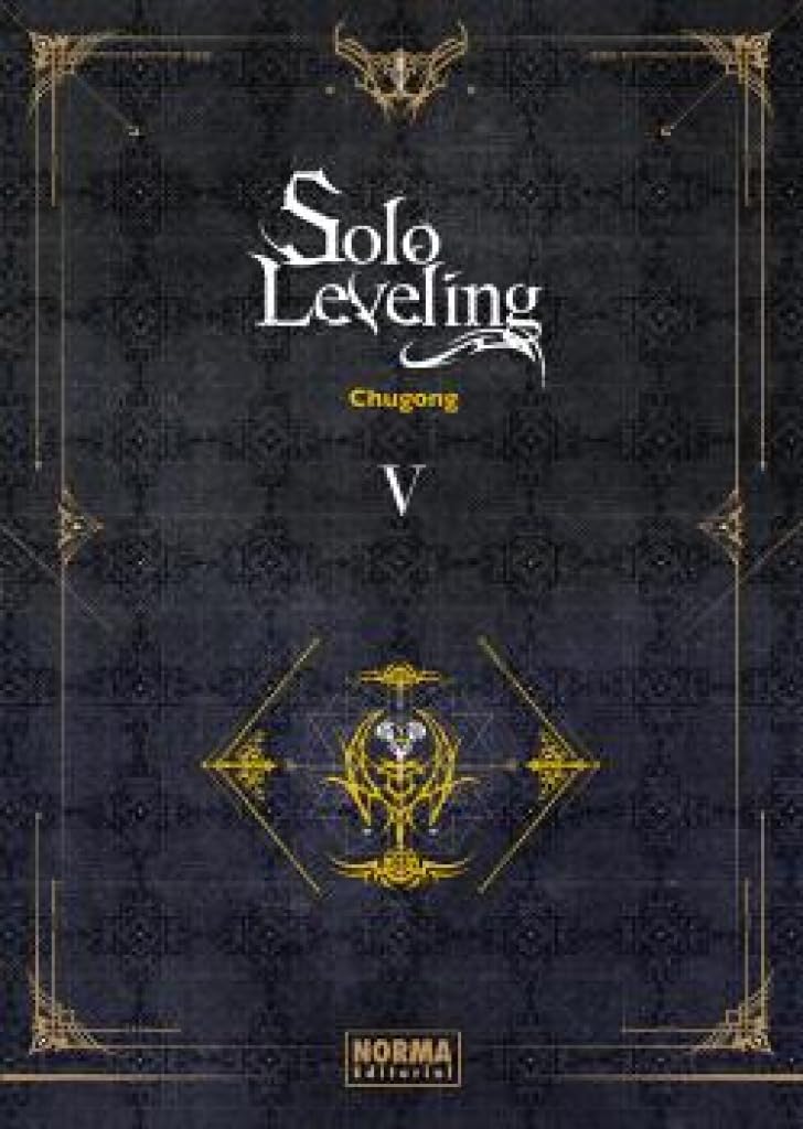 Portada de Solo Leveling de Chugong con Sung Jinwoo, protagonista de la popular saga de fantasía y acción.