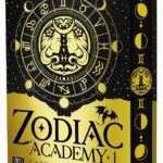 Portada de Zodiac Academy 1 de Caroline Peckham, novela de fantasía romántica ambientada en una academia mágica.