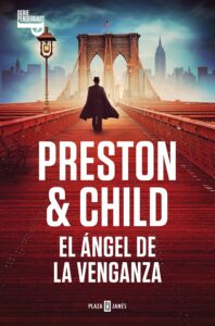 Portada del libro El ángel de la venganza de Douglas Preston, novela de suspense y misterio.