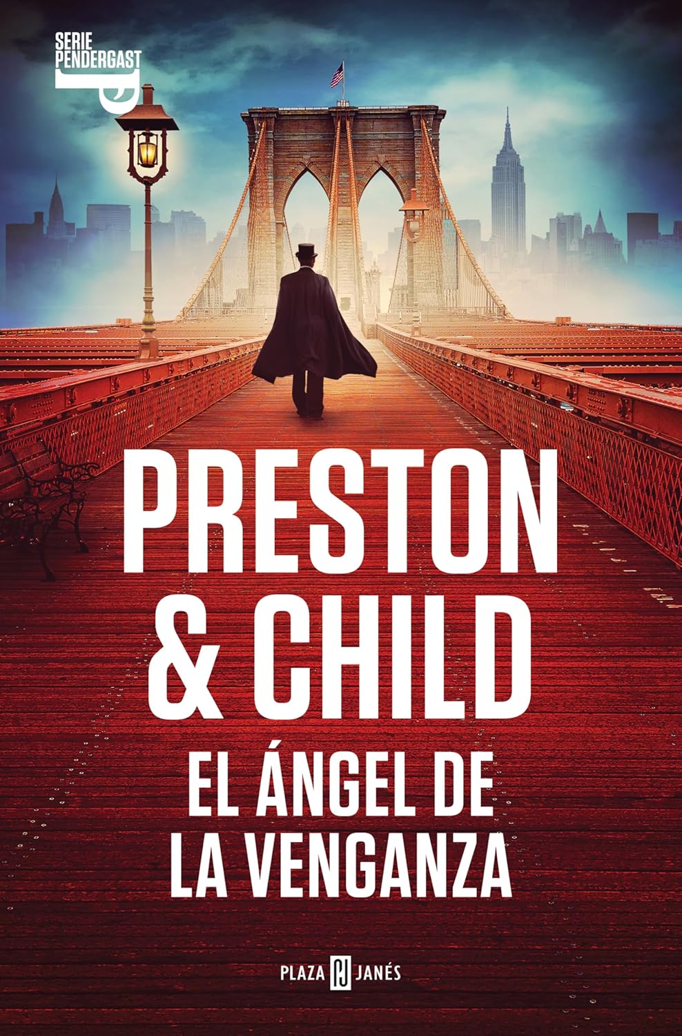 Portada del libro El ángel de la venganza de Douglas Preston, novela de suspense y misterio.